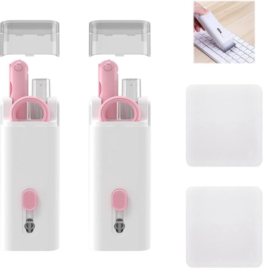 Vacuüm Sealer Kit Voedsel Saver Voedsel Vers Houden Automatische Luchtafzuiging 2 Stuks Roze