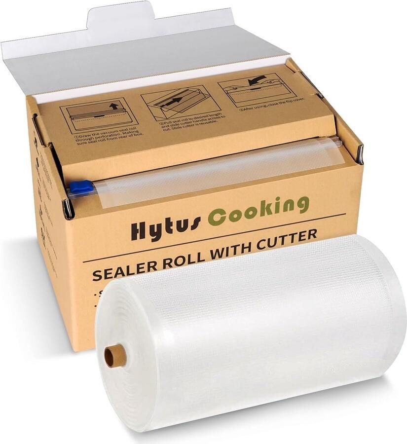 Vacuüm Sealer Rollen 8 x 150' met Cutter BPA Gratis