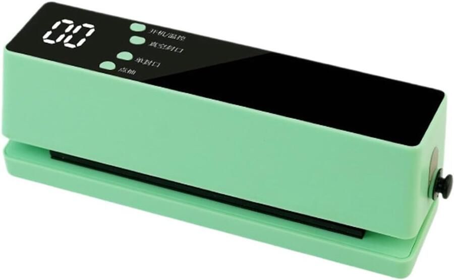 Vacuüm Sealer Voedsel Bewaarder Maaltijd Opslag Drie Werkmodi 17.5 cm Lengte Groen