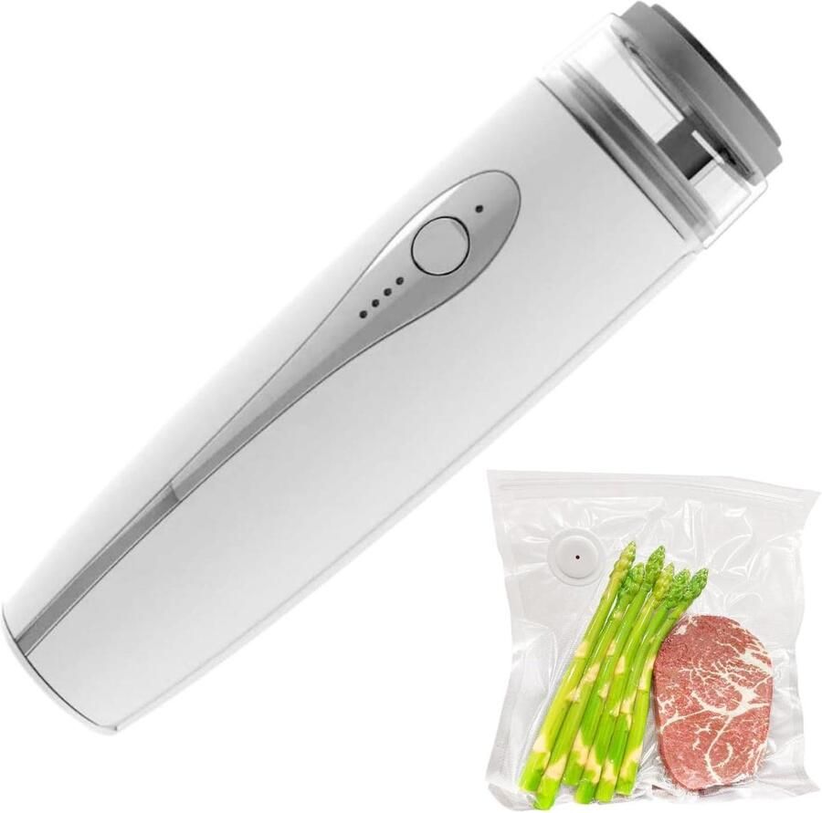 Vacuüm Sealer Voedsel Saver Voedsel Bewaren Ruimtebesparend Ontwerp 5 x 5 x 19.9 cm Enkele Attribuut