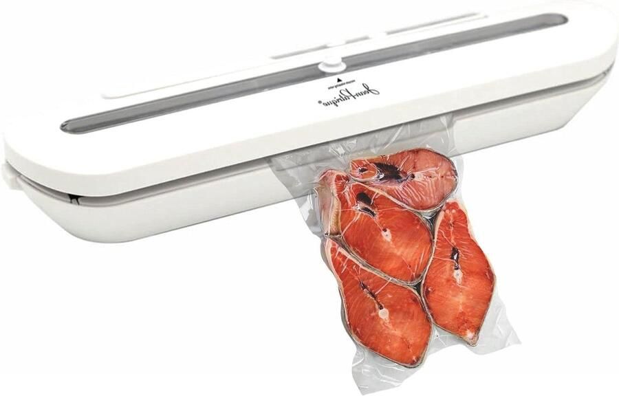 Vacuüm Sealer Voedsel Verpakker Voedsel Bewaren Dubbele Modus 355 cm Wit