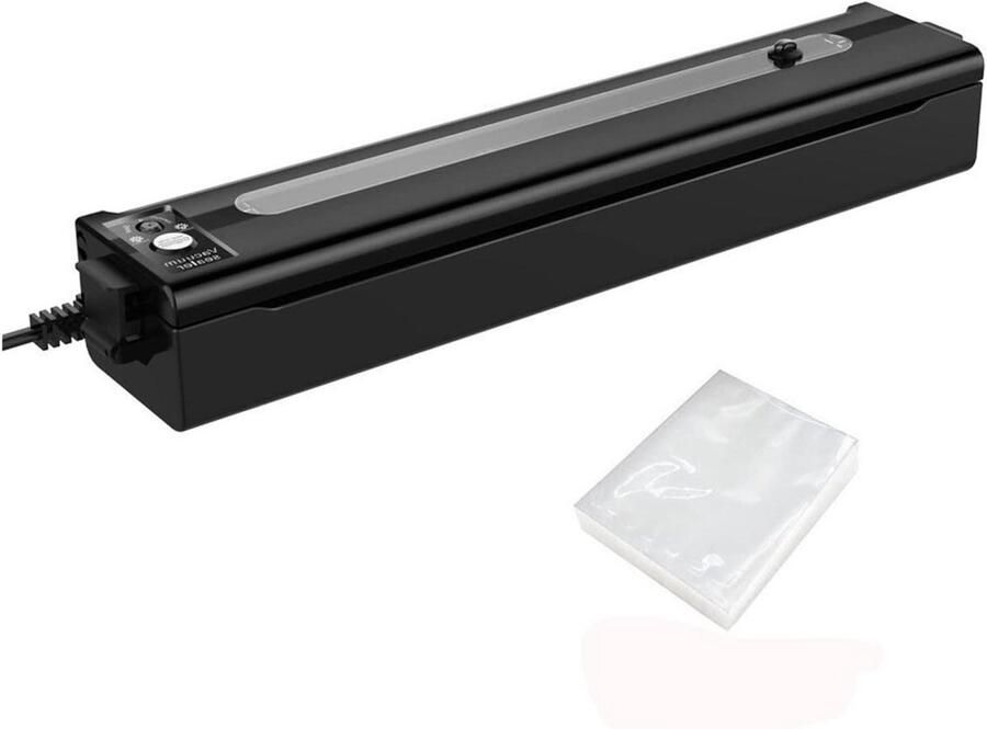 Vacuüm Sealer Voedselverpakker Vacumeerapparaat Voedsel Vers Houden Automatische Bediening 300 mm Breedte Rood