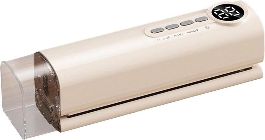 Vacuüm Sealmachine Vacuümmachine Voedsel Vers Houden Touch-Seal Technologie 19.4 x 5.3 x 4.4 cm Wit
