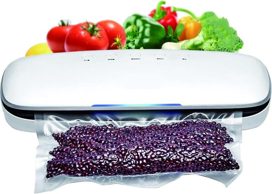 Vacuüm Verpakker Vacuümsealer Voedsel Vers Houden Automatische Werking 30cm Seal Lengte Wit