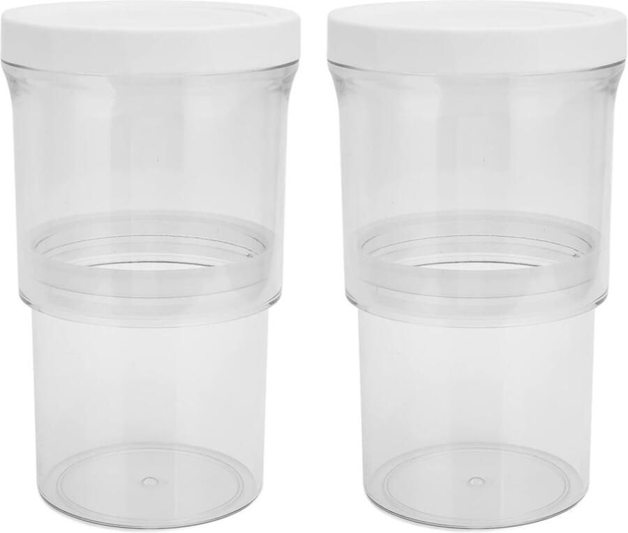 Vacuüm Voedselcontainer Luchtdichte Bus Keuken Opslag In hoogte verstelbaar 193 Ounces Transparant