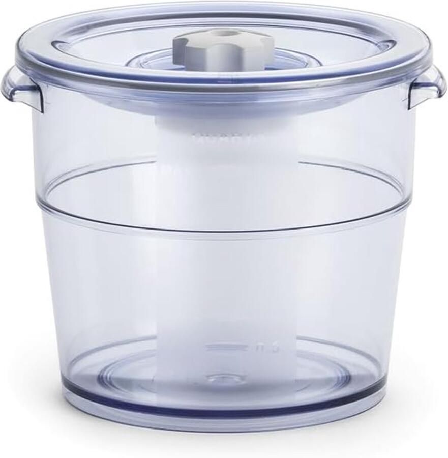 Vacuüm Voedselcontainer Vershouder Deksel Voedsel Bewaren BPA-Vrij Materiaal 2 Liter Transparant
