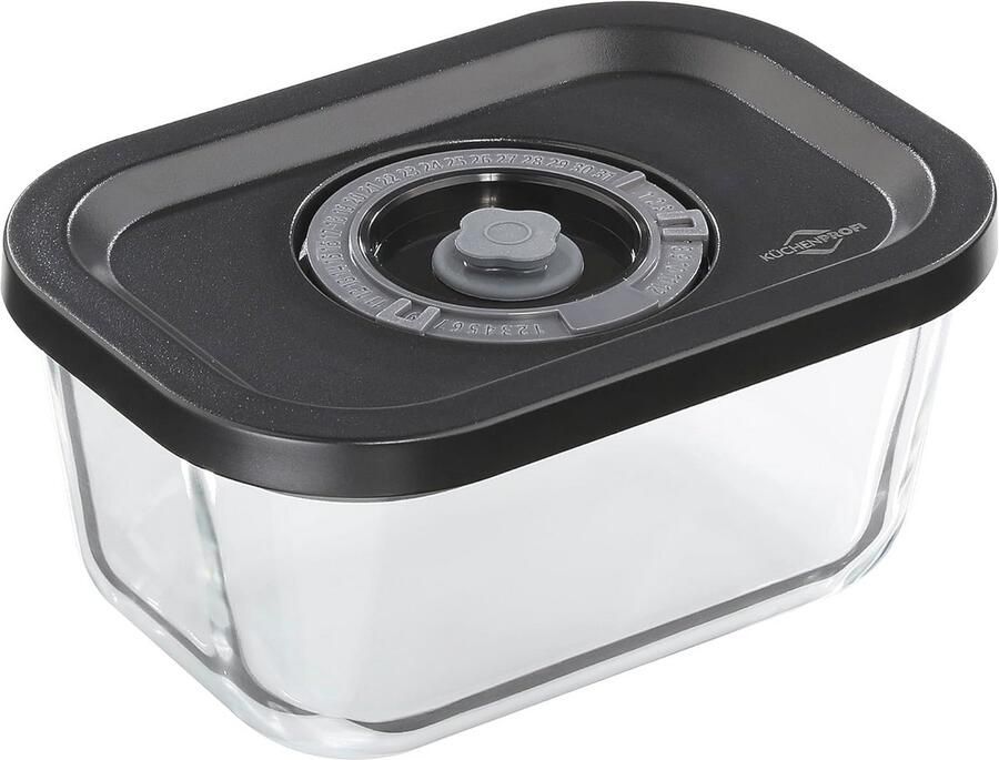 Vacuümbus van onbreekbaar glas Conserveer levensmiddelen luchtdicht met vacuümpomp