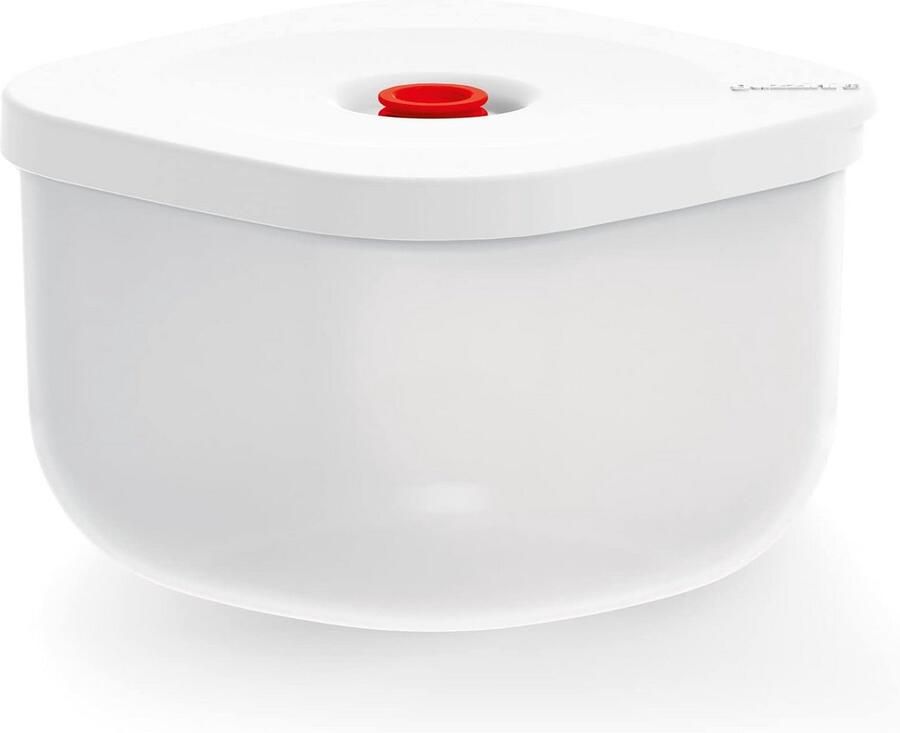 Vacuümcontainer Hoog (M) Wit 16.2 x 16.2 x 11 cm 1150 cc