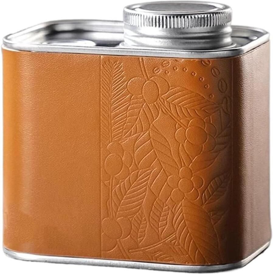 Vacuümcontainer Koffie Verse Koffie Bewaarbus Koffie Vers Houden Ontgassingsoplossing 300ml Bruin
