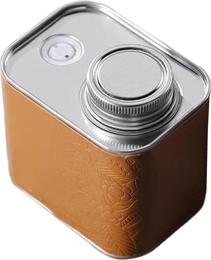 Vacuümcontainer Koffie Verse Bewaarbus Koffie Vers Houden Geurbestendig Ventielsysteem 300ml Bruin
