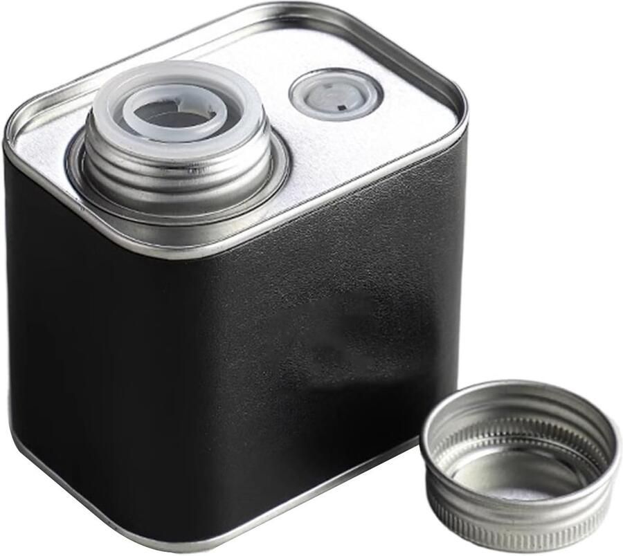 Vacuümcontainer Koffie Koffiebus Versheid Bewaren Smaak Ontgassingsventiel 300 ml Zwart