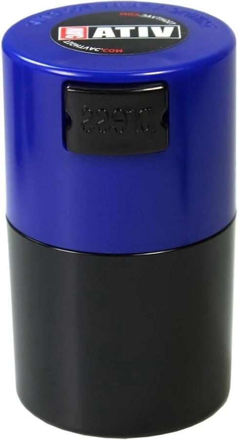 Vacuümcontainer Voedselcontainer Bakje Voedsel Bewaren Luchtdicht Afsluitbaar 006 Liter Zwart Deksel Blauw