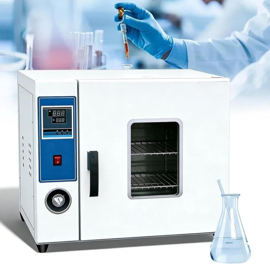 Vacuümdroogoven Constante temperatuur oven Laboratorium drogen Intelligent temperatuurregeling 16 liter - Foto 1