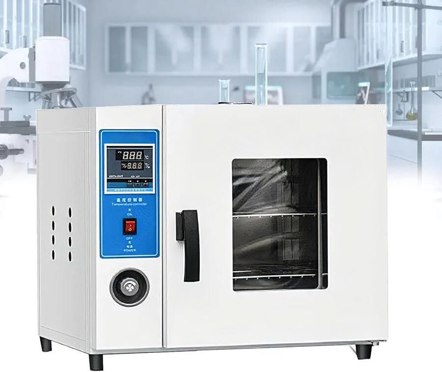 Vacuümdroogoven Heteluchtoven Laboratorium drogen Intelligente temperatuurregeling 16L inhoud - Foto 1