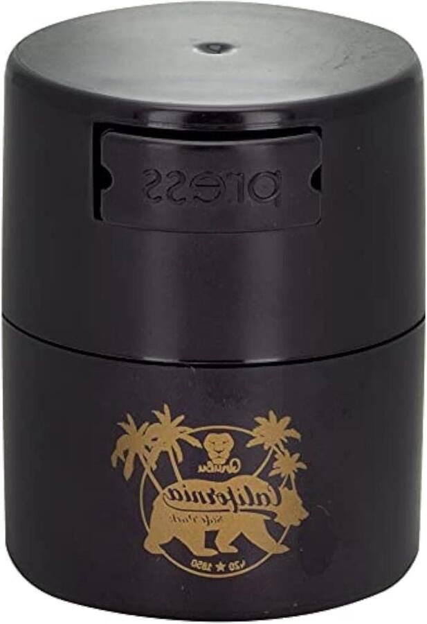 Vacuümfles Fles met perssysteem Bloemen beschermen Geurremmend vacuümsysteem 120 ml Zwart