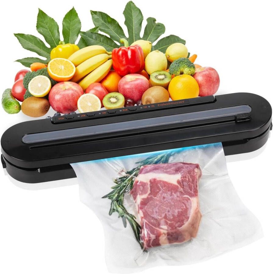 Vacuümmachine 5-in-1 100 watt met automatische afdichting Inclusief 10 vacuümzakken