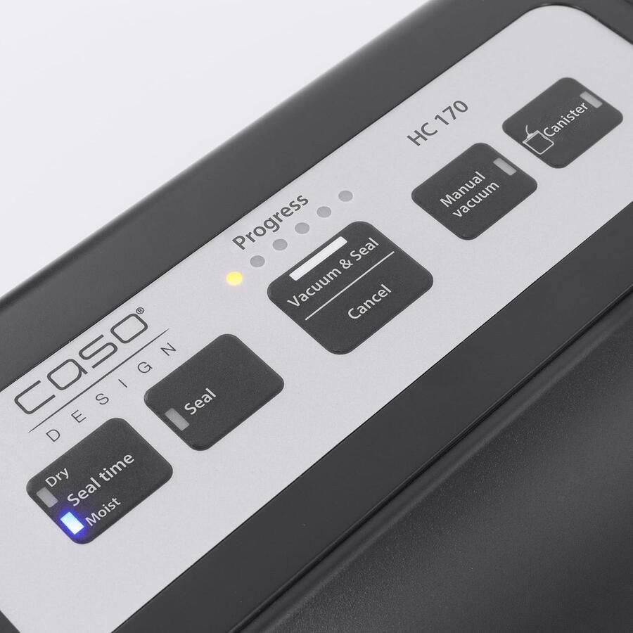 Vacuümmachine met sterke pomp instelbare lastijd en 10 foliezakken 20x30cm