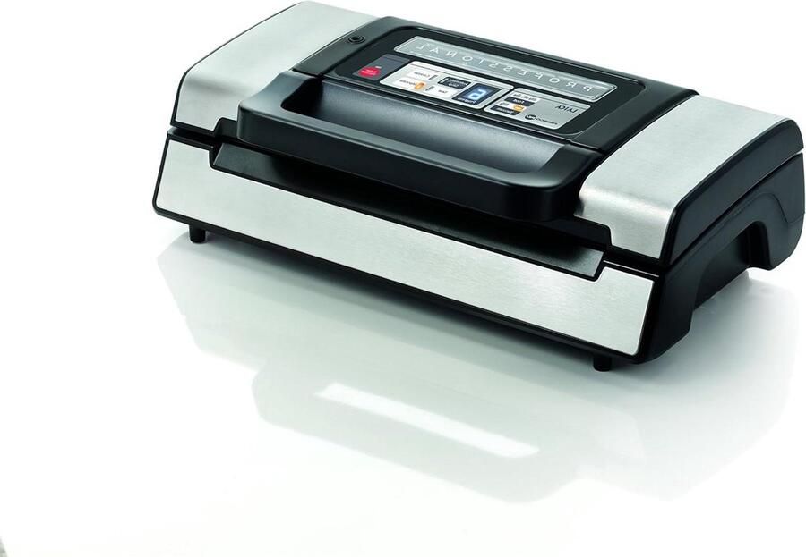 Vacuümmachine Vacumeerapparaat Voedsel bewaren Dubbele zuigpomp 30 cm zakbreedte Zilver
