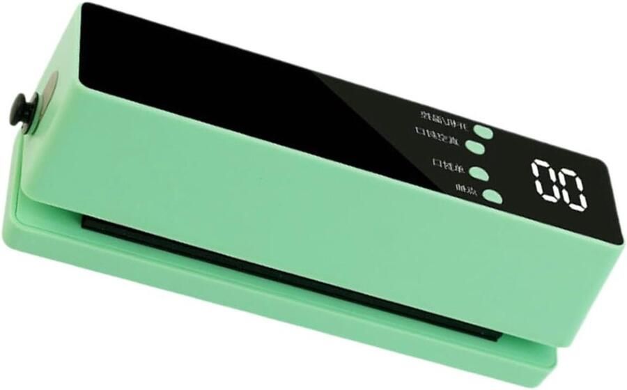 Vacuümmachine Vacumeermachine Voedsel Bewaren Compact Ontwerp 17.5 cm groen