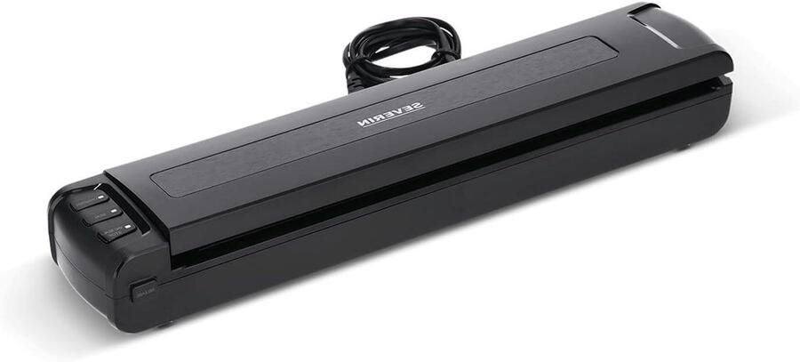 Vacuümmachine Vacuümsealer Voedsel bewaren One-touch functie 30 cm lasnaad Zwart