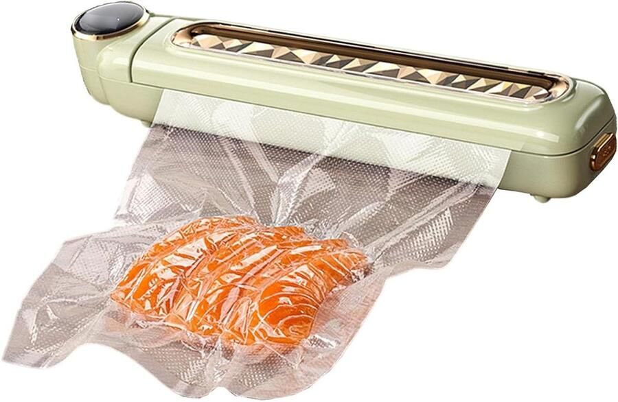 Vacuümmachine Voedselsealer Voedsel bewaren Krachtige zuigkracht 30 cm seal Groen