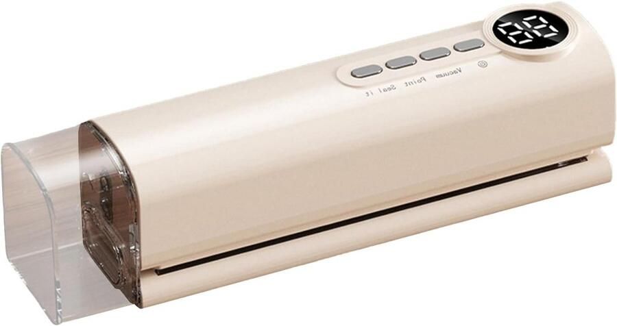 Vacuümmachine voor levensmiddelen Vacuümsealer Keuken Maaltijden Voorbereiden Dubbele Afdichting Snel 19.4 x 5.3 x 4.4 cm