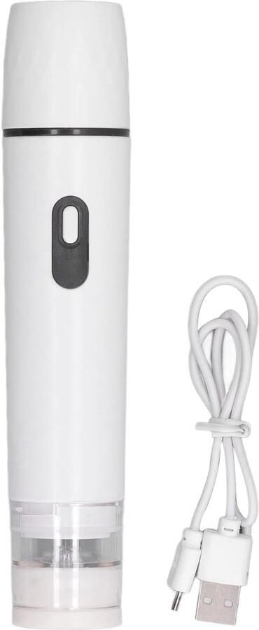 Vacuümpomp voor vacuümzakken voor voedsel handmatige vacuümsealer draagbaar folie-sealapparaat geschikt voor zowel droge als natte voedingsmiddelen (wit)