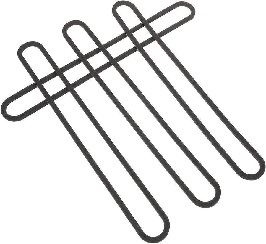 Vacuümsealer Afdichtingsstrips Vervangende Gaskits Voedsel Verpakken Verbeterde Luchtdichte Afdichting 32 x 3.5 x 0.5 cm Zwart