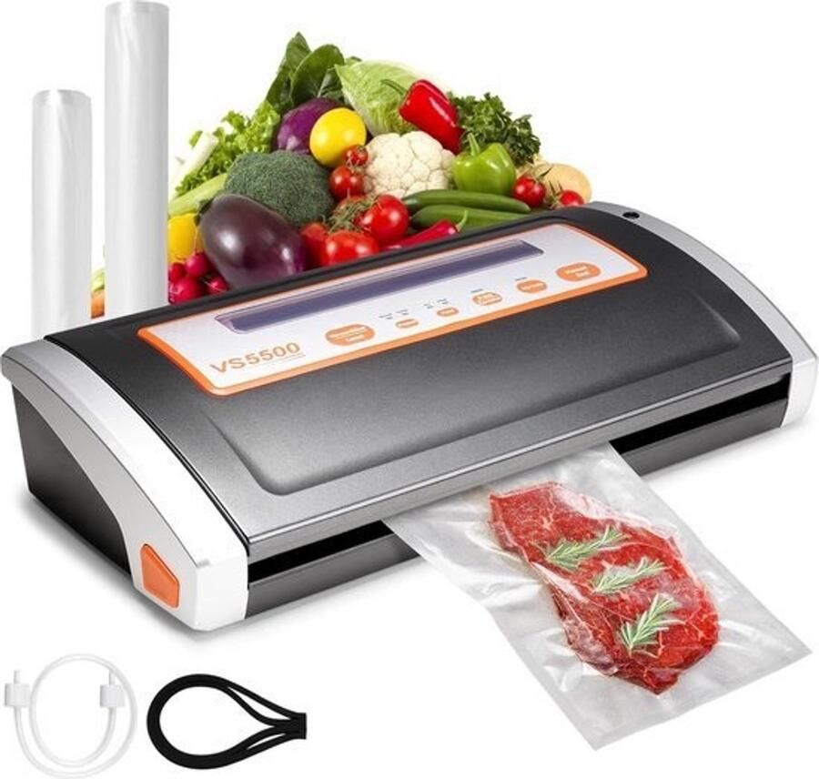 Vacuümsealer deluxe Vershouder Voor langere houdbaarheid Krachtige vacuümverzegeling Sealmachine