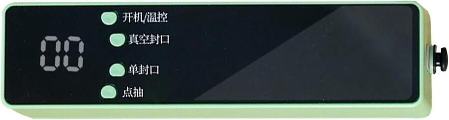 Vacuümsealer Keuken Voedsel Bewaren Luchtdichte Afsluiting Draagbaar Handheld Ontwerp 17.5x4.3x5.5cm Groen