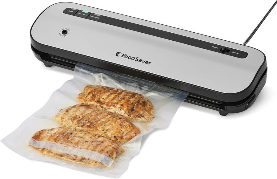 Vacuümsealer Voedsel bewaren Keuken organiseren Ruimtebesparend ontwerp 1 rol 2.44m RVS
