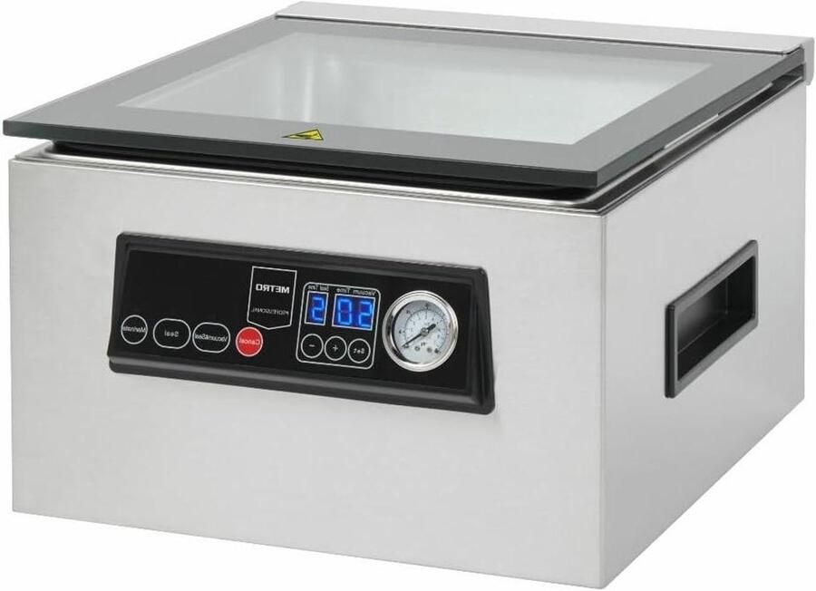 Vacuümsealer Machine Vacumeerapparaat Keuken Voedsel Bewaren Dubbele Afdichting 7 Liter Capaciteit Zilver