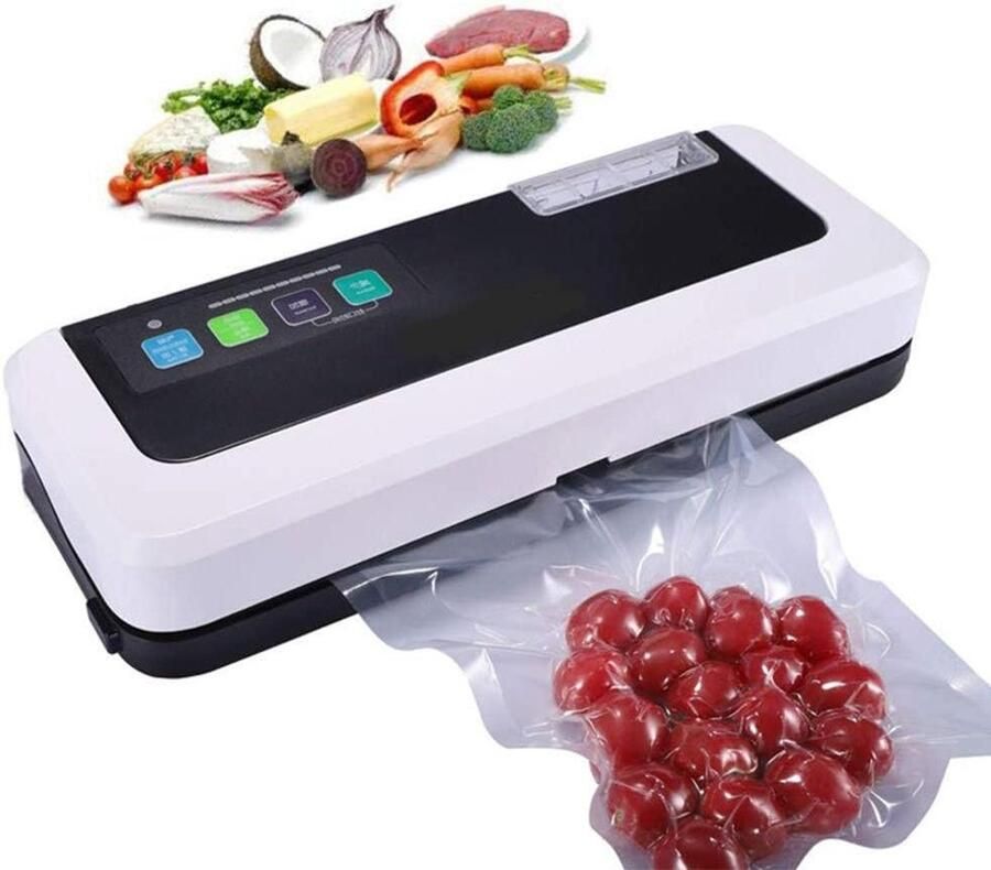 Vacuümsealer Machine Voedsel Verpakker Voedsel Bewaren Droog en Nat 28 cm Sealbreedte Groen
