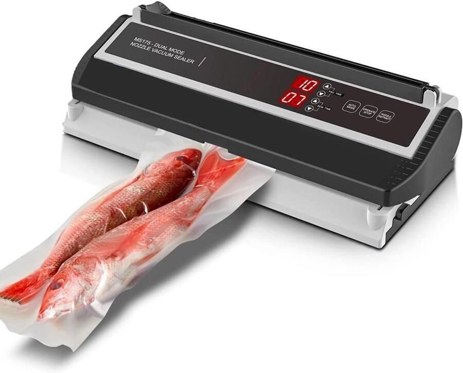 Vacuümsealer Machine Voedsel Verpakker Voedsel Vers Houden Brede Afdichtstrip 40cm Afdichtbalk Zwart
