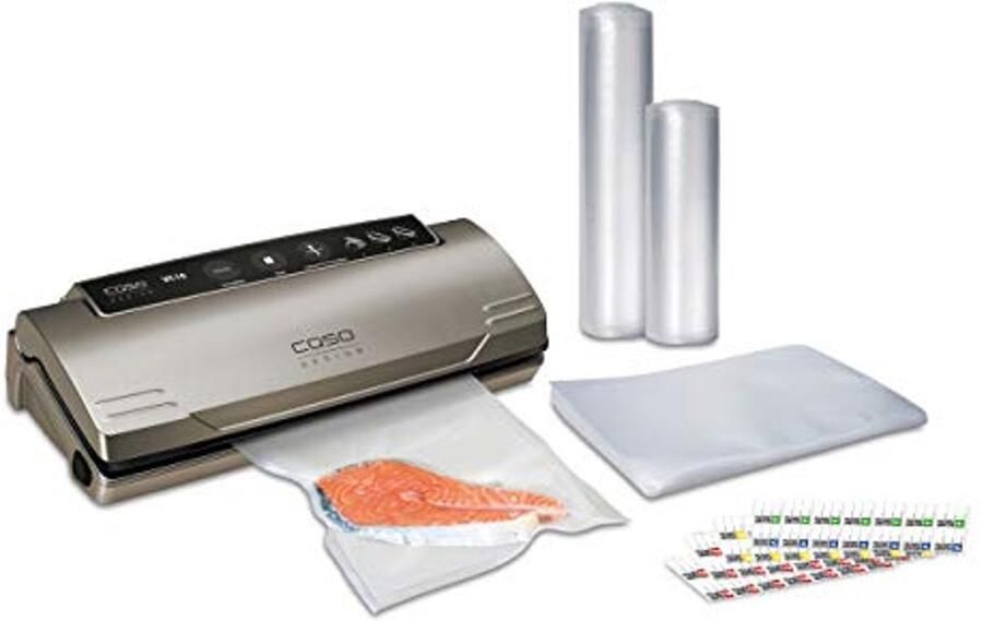 Vacuumsealer met accessoires 50 foliezakken en 2 folierollen zeer goed beoordeeld