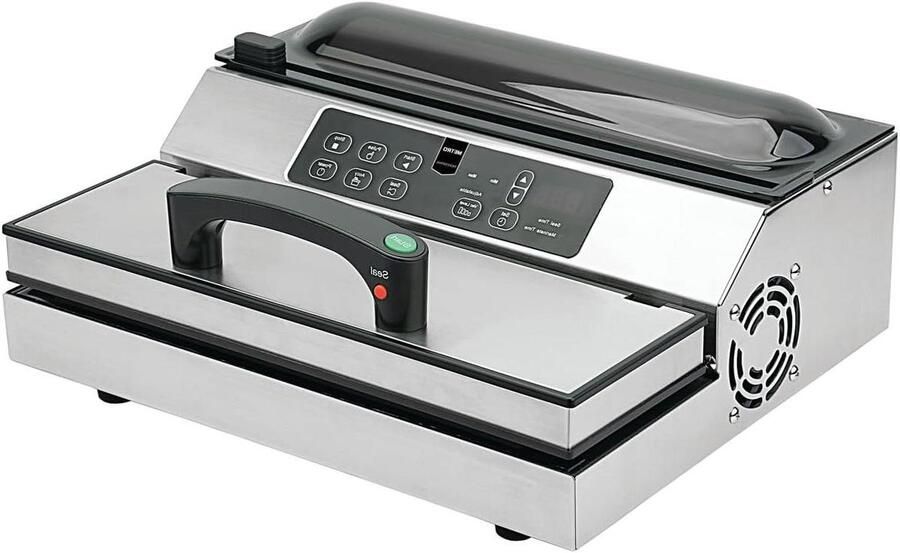 Vacuümsealer Vacumeerapparaat sealer Voedsel bewaren Roestvrij staal 391 x 314 x 162 cm Zilver