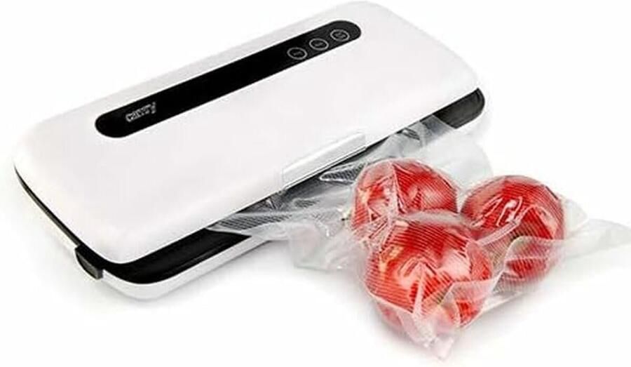 Vacuümsealer Vacuümverpakker Voedsel bewaren Breed sealgebied Tot 30 cm Zwart en wit