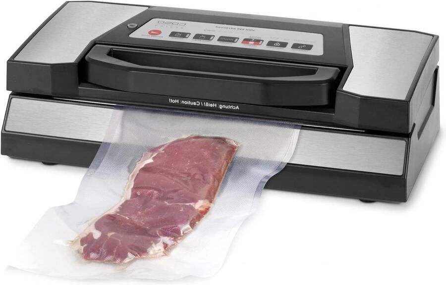 Vacuümsealer Voedselbewaarder Vers Houden Dubbele Lasnaad 30 cm Breed Zwart