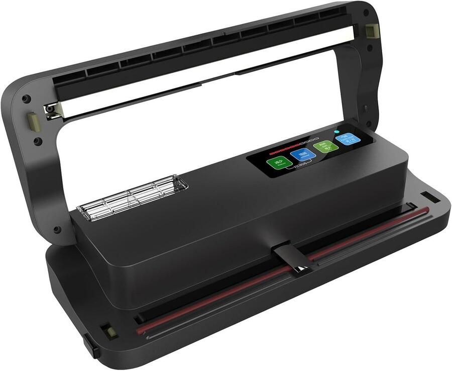 Vacuümsealer Machine Voedsel Bewaarder Voedsel Vers Houden Geen Speciale Zakken 29 cm Breed Zwart