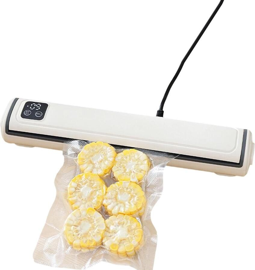 Vacuümsealer Voedselverzegelaar Verse opslag Hoge zuigkracht 80 kPa 35 x 6.5 x 5 cm