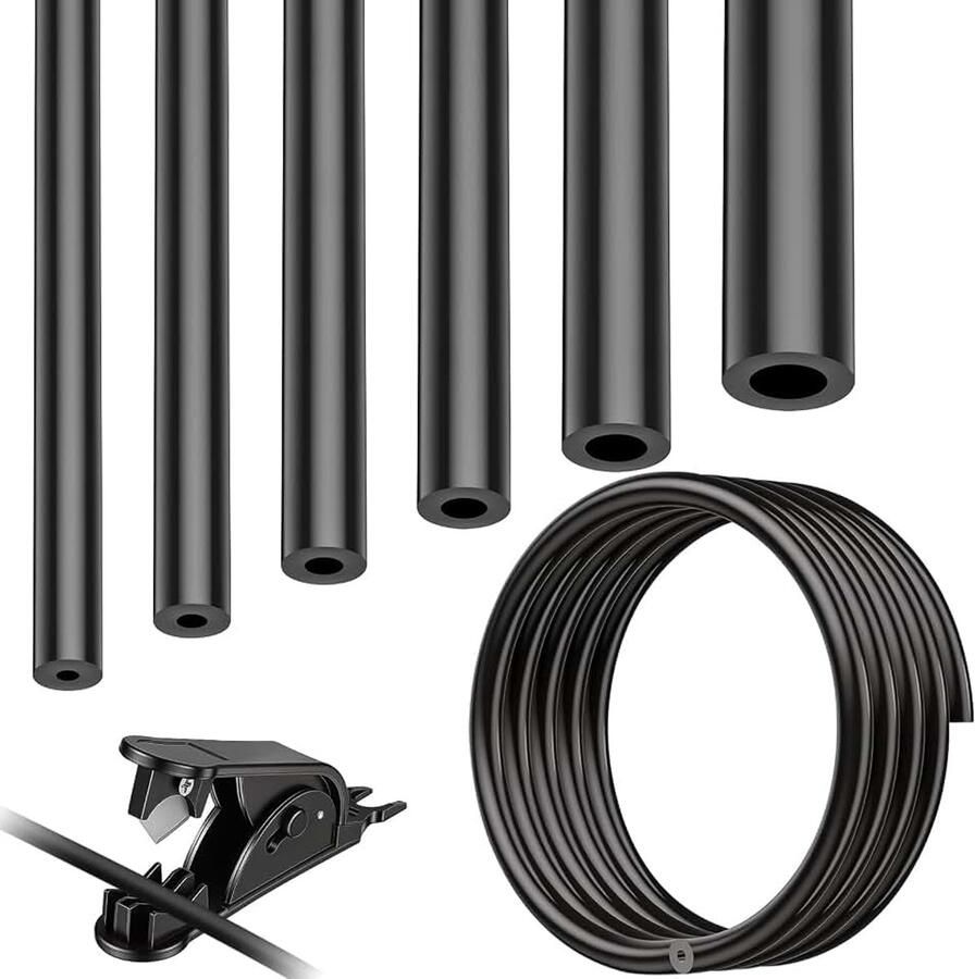Vacuümslang 2 m voor voertuigen 6 stuks vacuümslang met een binnendiameter van 3 4 5 6 8 10 mm siliconenslang met snijder voor lucht en water