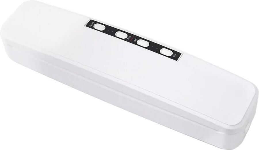 Vacuümverpakkingsmachine Draagbare natte en droge vacuümverpakkingsmachine Automatische vacuümbovenmachine Wit Geschikt voor het verzegelen en bewaren van voedsel