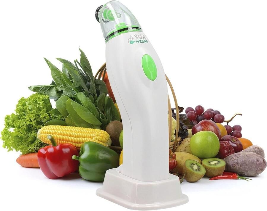 Vacuümverpakkingsmachine Keuken sealer Voedsel bewaren Compact draadloos ontwerp 7-delige set Wit