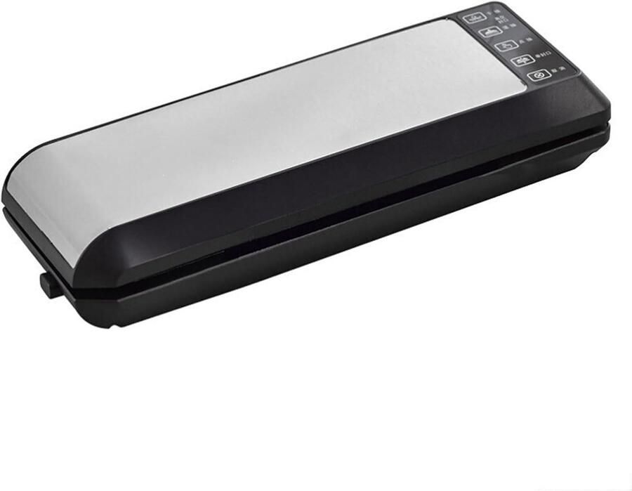 Vacuümverpakkingsmachine Keuken sealer Voedsel bewaren Ingebouwde snijmachine 30 cm seal lengte Zilver Zwart