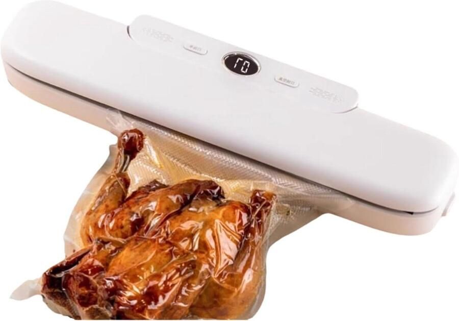 Vacuümverpakkingsmachine Vacuümsealer Keuken Voedsel Conserveren Verlengde Sealnaad 30 cm Sealnaad Wit