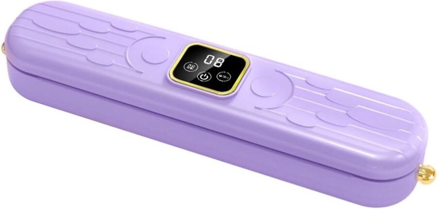 Vacuümverpakkingsmachine volautomatische sealmachine met digitale timer droog- natmodus zeer geschikt voor gebruik in de keuken thuis inclusief 10 stuks