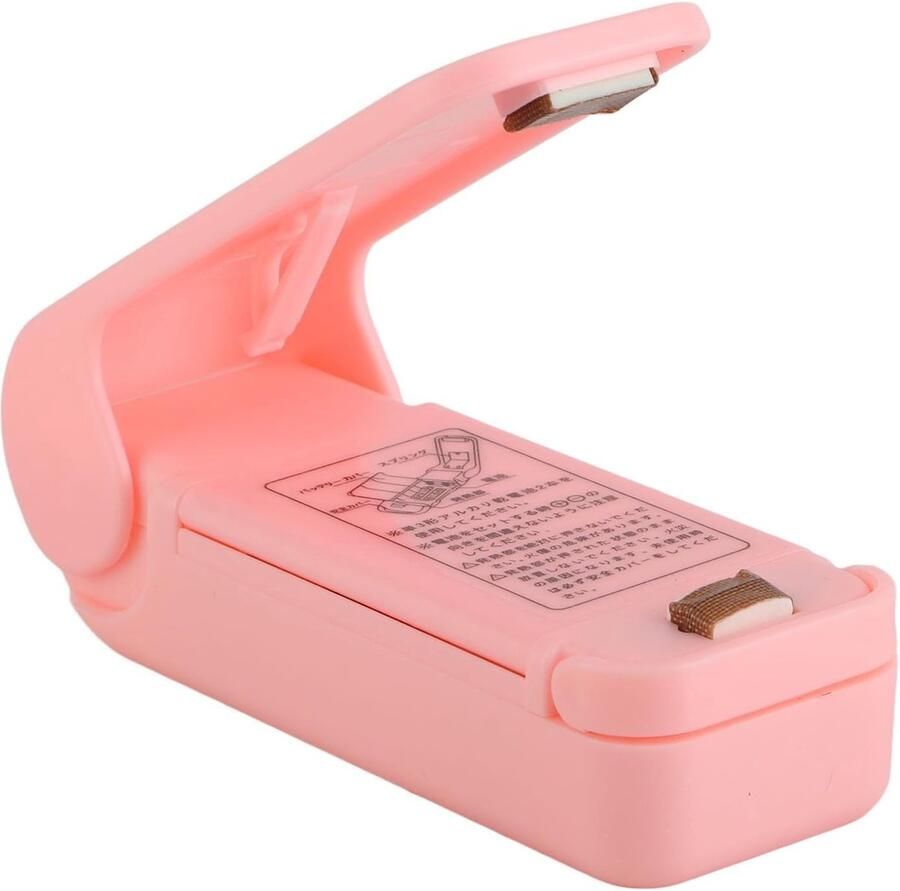 Vacuümverzegelaar Voedselsealer Voedsel bewaren Compact handmatig 10 x 3.5 x 6 cm Zwart