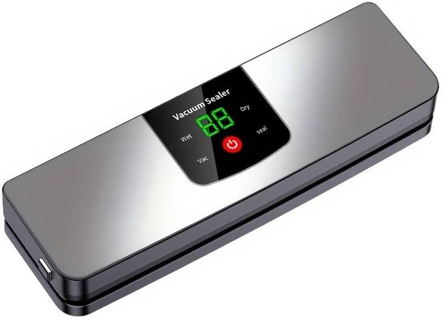 Vacuümverzegelingsmachine hoge zuigkracht digitaal display automatische vacuümverzegelingsmachine voor het bewaren van voedsel
