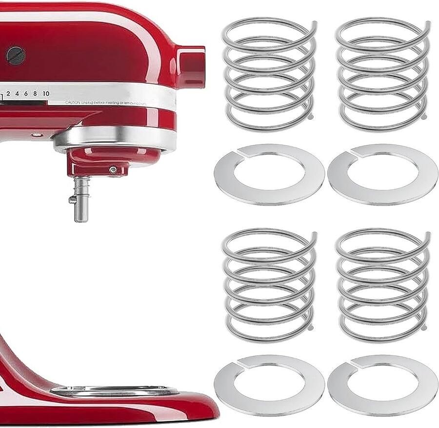 Veer en sluitring van roestvrij staal voor Kitchen Aid blender accessoires set van 4