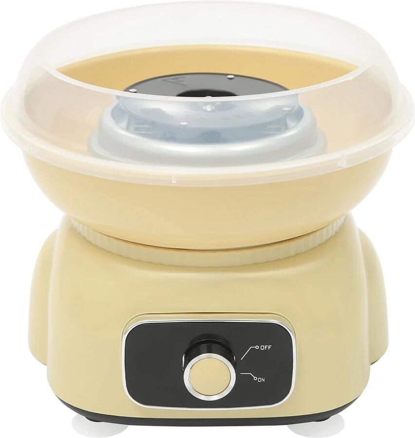 Velori Suikerspinmachine Geel Astronaut 500W Suikerspin Maker Cotton Candy Machine Elektrisch Kinderfeestje Verjaardag Snelle Opwarmtijd 3 Seconden